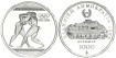 GREECE - K-166- 1000 drachmas. FIGHT. PROOF - SILVER