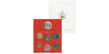 VATICANO - K-170/76.- SET OFICIAL VATICANO 7 VALORES LIRAS 1983