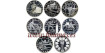FRANCIA - K-1144/67 - 8 x 10 FRANCOS 1996-1998 "COPA DEL MUNDO DE FÚTBOL 1998"- PLATA