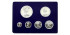 ISLAS VIRGENES BRITANICAS k-PS006 - SET OFICIAL 6 VALORES PROOF - PLATA
