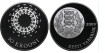 ESTONIA - K-051. 10 KROONI 2009 SONG FESTIVAL. PROOF - SILVER