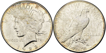 ESTADOS UNIDOS - K-150 - 1 DOLAR 1928 S. MBC+   PLATA