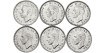 GREAT BRITAIN - K-0852 - 6 x 6 PENNCE 19439/44. SILVER
