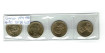 GREECE - 4 COINS, 50 DR. YEARS 1994-1998
