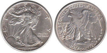 ESTADOS UNIDOS - K-142 - 1/2 DOLAR 1943, EBC, PLATA