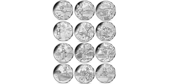 FRANCIA K-2306S - 10 EURO "EL PRINCIPITO VIAJA POR FRANCIA" 1ª SERIE + ALBUM
