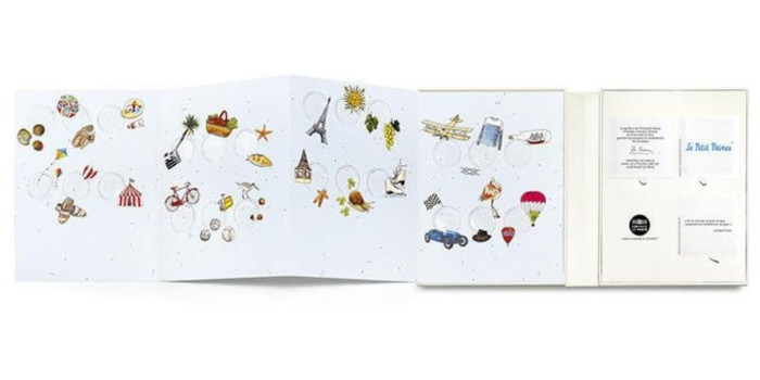 FRANCIA K-2306S - 10 EURO "EL PRINCIPITO VIAJA POR FRANCIA" 1ª SERIE + ALBUM