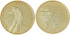 ANDORRA K-0141 - 5 DINAR ANDORRA 1997 -JJ.OO ESQUI. 1/10 Oz. ORO