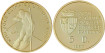 ANDORRA K-0141 - 5 DINAR ANDORRA 1997 -JJ.OO ESQUI. 1/10 Oz. ORO