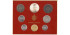 VATICANO - K-116/23.- SET OFICIAL VATICANO 8 VALORES LIRAS 1973