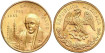 MEXICO K-478 - 20 MEXICAN GOLD PESOS - 200 ANIV. HIDALGO