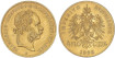 AUSTRIA - K-2260 - 4 FLORIN-10 FRANCS - 1892 - GOLD