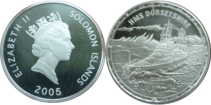 ISLAS SALOMON - K146 - 25 Dólar 2005 -PROOF