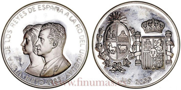 URUGUAY - K131 -2000 Pesos 1983 - PROOF
