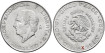 MEXICO - K-469 - 5 PESOS 1955/7 "HIDALGO". SILVER - EBC