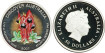 AUSTRALIA 50 DOLLAR 1/2 OUNCE PLATINUM 2007 "STURTS DESERT PEA". Pt. PROOF