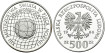 POLAND - K-225.- 500 Zlotych 1986 -Proof