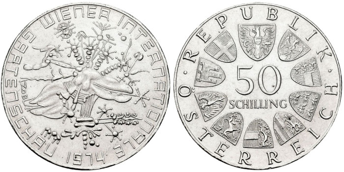 AUSTRIA - K-2919 - 50 Schilling 1974 - SC