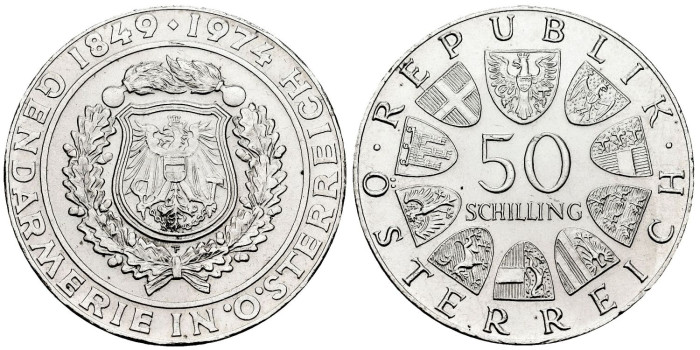 AUSTRIA - K2920 - 50 Schilling 1974 - SC