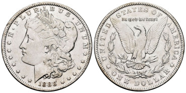 ESTADOS UNIDOS K110 - 1 Dolar 1888 - MBC