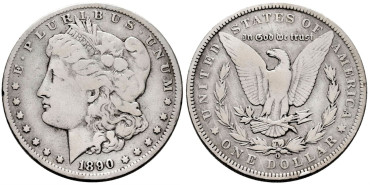 ESTADOS UNIDOS K110 - 1 Dolar 1890 - MBC-