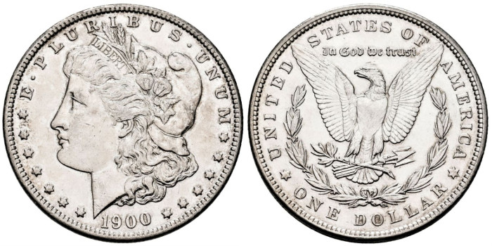 ESTADOS UNIDOS K110 - 1 Dolar 1900 - EBC