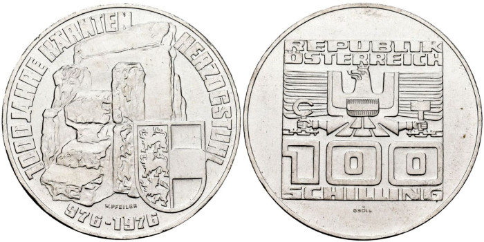 AUSTRIA - K-2931.- 100 Shilling 1976 - SC