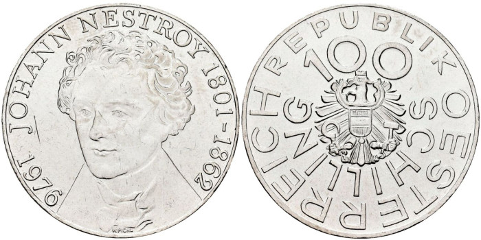AUSTRIA - K-2932.- 100 Shilling 1976 - SC