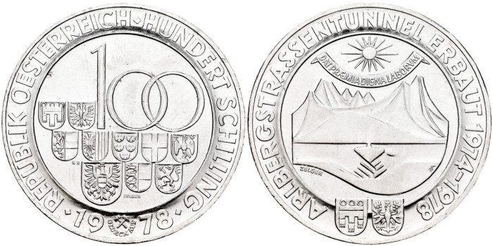 AUSTRIA - K-2941.- 100 Shilling 1978 - SC