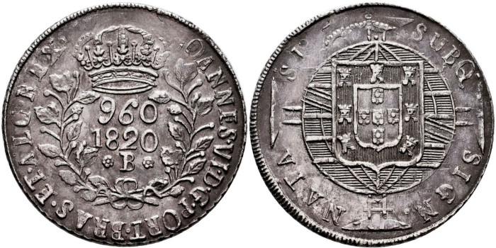 copy of PORTUGAL - K-331.- 400 REIS 1813 - MBC