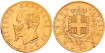 ITALY - K010.1 - 20 Lira 1863. Gold - MBC+