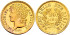 ITALIA - NAPOLES Y SICILIA - K-264 - 20 Lira 1813. Oro - SC-