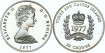 TURKS AND CAICOS - K-019 - 25 CROWN 1977. PROOF
