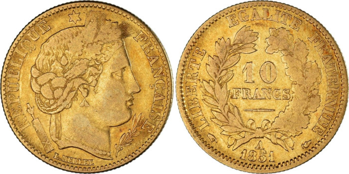 copy of FRANCIA K-0800.2 - 10 FRANCOS FRANCESES DE ORO - NAPOLEON