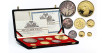 HAITI - K-064X - FULL SET GOLD AND SILVER. 5 to 1000 GOURDES 1967 PROOF