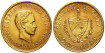 CUBA - K-019 - 5 PESOS 1916 JOSE MARTI - GOLD