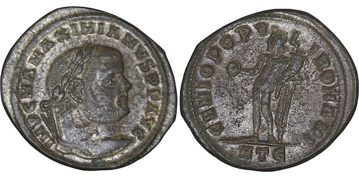 Nº076.- FOLLIS MAXIMIANO HERCULEO  294/5.  EBC