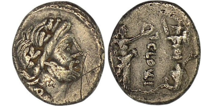 REPUBLICA - CLOULIA. 110 a.C. QUINARIO - MBC-