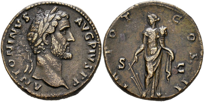ANTONINO PIO  139d.c.  SESTERCIO  - EBC