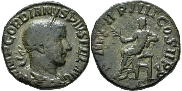 GORDIANO III PIO 241-243 d.C. SESTERCIO - EBC-