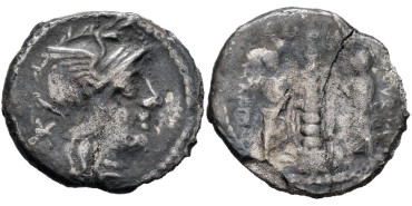 REPUBLICA- MINUCIA  119-110 a.c. Denario RC