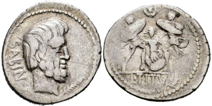 REPUBLICA- TITURIA  88 a.c. Denario MBC-