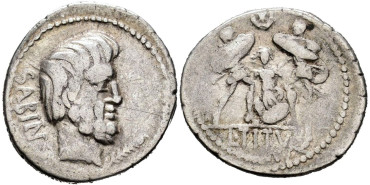 REPUBLICA- TITURIA  88 a.c. Denario MBC-