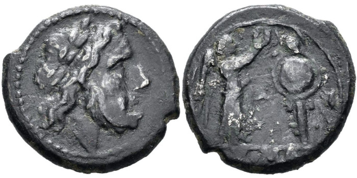 REPUBLICA- VICTORIATO 200-168 a.C. (80% Ag-20%Cu) MBC