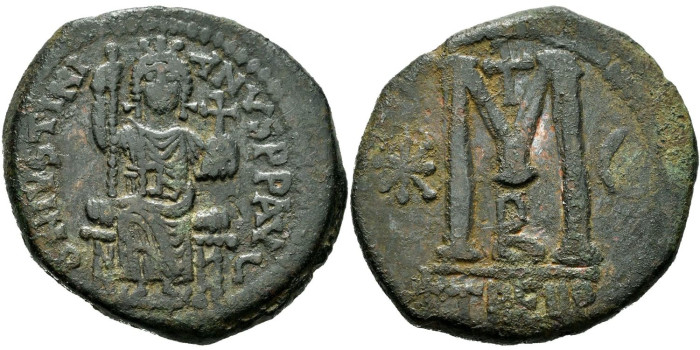 FOLLIS  JUSTINIANO I 527/65  ANTIOQUIA