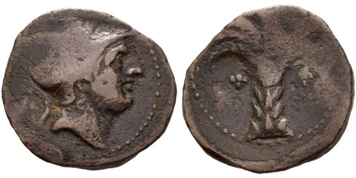 Cartago-Nova 1/2 Calco 235/209 a.C.
