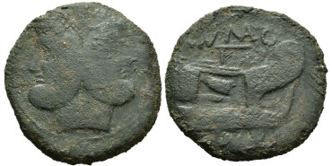 REPUBLICA - As 46/45 a.C. Hispanica.