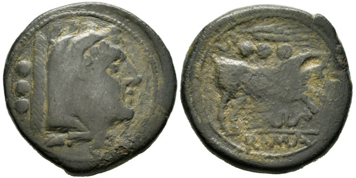 REPUBLICA - Quadraus 214/212 a.C. Sicilia.