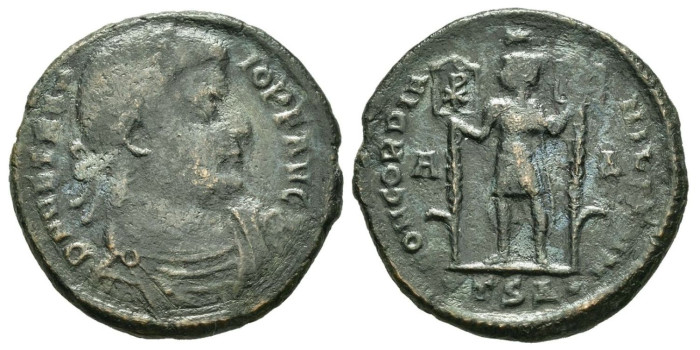 VETRANIO  - Centenional 350 d.C. Thessalonica