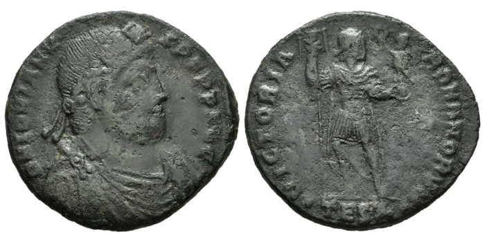 JULIANO EL APOSTATA- Doble Maiorina 360/363 d.C. Thesalonica